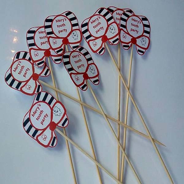 Ատամհատիկի սեղանի ձևավորման փայտիկներ