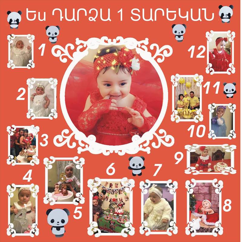 Ծննդյան տարեդարձի պլակատ